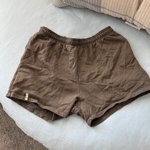 Daily Drills Brown Athletic Shorts